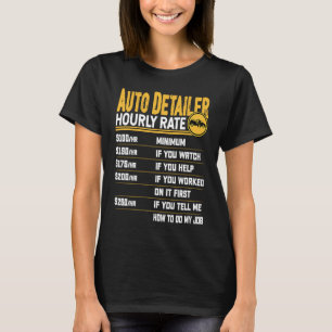Car Details Uurly Rate Automotive Car Details T-shirt
