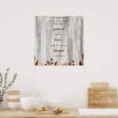 Car Dieu N'A Pas Motivationnel Bible Verset Poster (Cuisine)