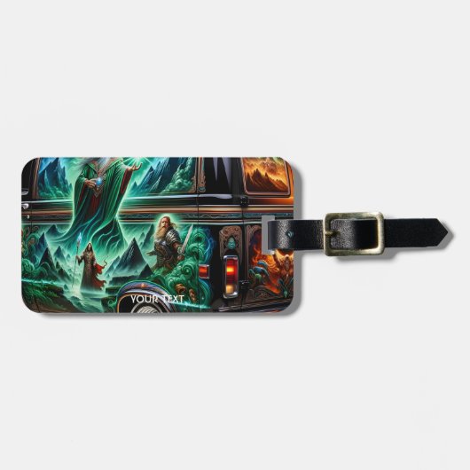 Car Fantasy Paint Bagagelabel (Voorkant horizontaal)