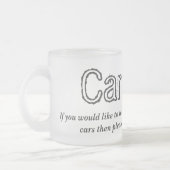 Car Guy Talk Matglas Koffiemok (Links)