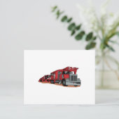 Car Hauler Briefkaart (Staand voorkant)