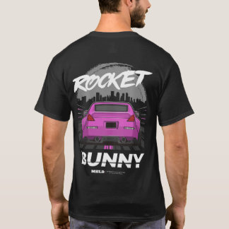 Car Illustration Rocket Bunny T-shirt