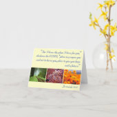 Car je connais les plans... carte pour notes (Fleur jaune)