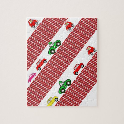Car Jigzaag Puzzle Legpuzzel (Verticaal)