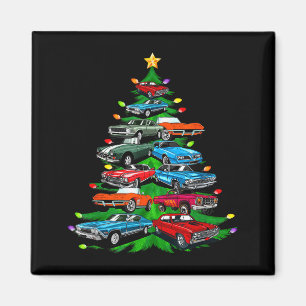 Car Madness Kerstboom -clic Spierbundel En Hotrod Magneet