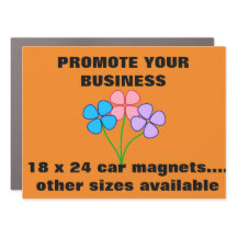 CAR MAGNET 18 x 24 inch rechthoek