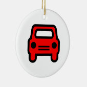 Car-pictogram Keramisch Ornament (Rechts)