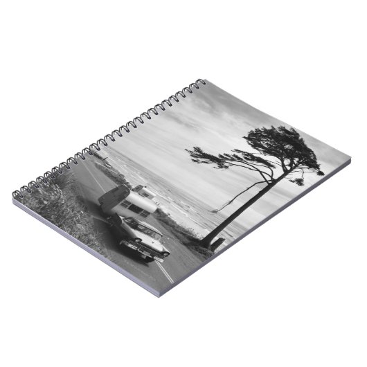 Car Pulling Trailer Notitieboek (Linkerzijde)