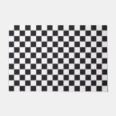 Car Racing / Chess Pattern + uw ruggengraat. en id Deurmat (Voorkant)
