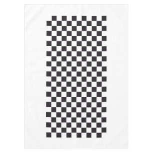 Car Racing / Chess Pattern + uw ruggengraat. en id Tafelkleed