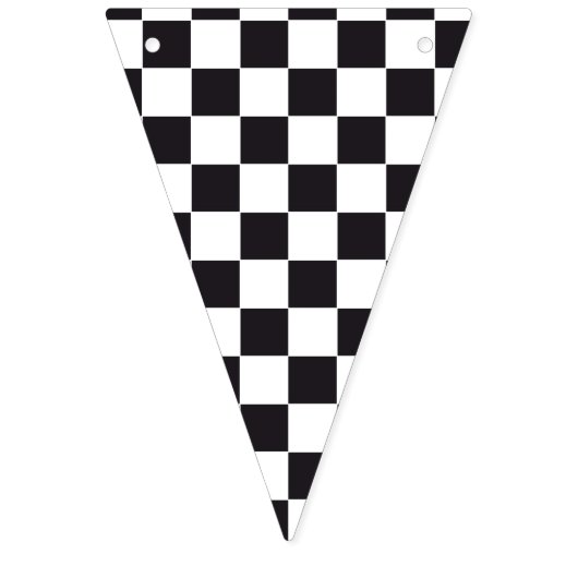 Car Racing / Chess Pattern + uw ruggengraat. en id Vlaggetjes (Tweede vlag)