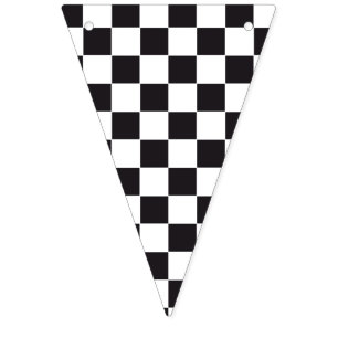 Car Racing / Chess Pattern + uw ruggengraat. en id Vlaggetjes