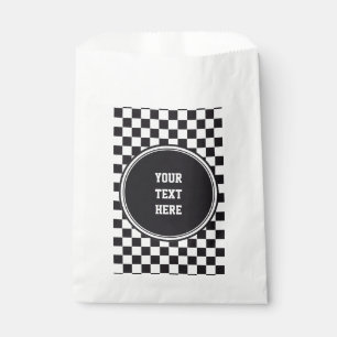 Car Racing / Chess Pattern + uw ruggengraat. en te Bedankzakje