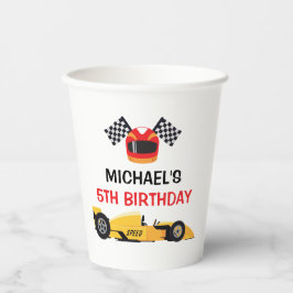 Car Racing Party paper cups Papieren Bekers