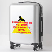 Car Safety Window Sticker Children Safety (Sur valise)