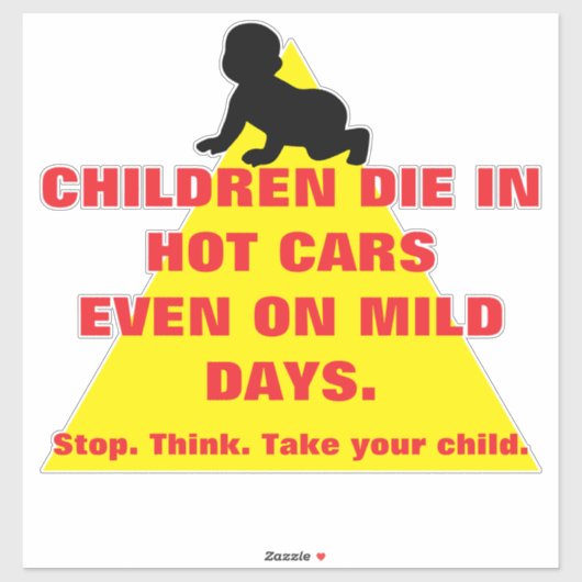 Car Safety Window Sticker Children Safety (Feuille)