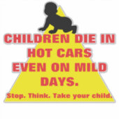 Car Safety Window Sticker Children Safety (Devant)