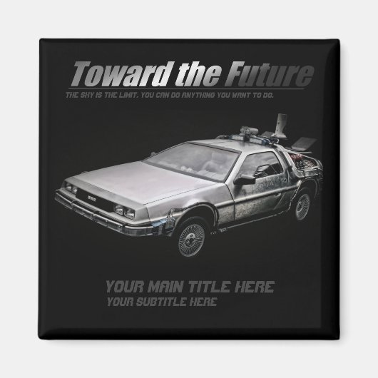Car:Square Magnet Magneet (Voorkant)