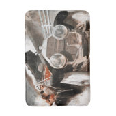 Car vs Train door William Harnden Foster Badmat (Voorkant Verticaal)