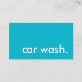 car wash. carte de fidélité à poinçonner (Devant)
