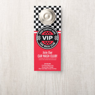 Car Wash Club - Racing Geruite Vlag Rewards
