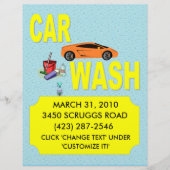 CAR WASH FLYER (Voorkant)