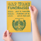 Car Wash Fundraiser Flyer (Hand)