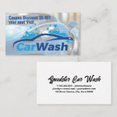 Car Wash Graphics | Soap Bubbles | Auto Service Visitekaartje (Voorkant / Achterkant)
