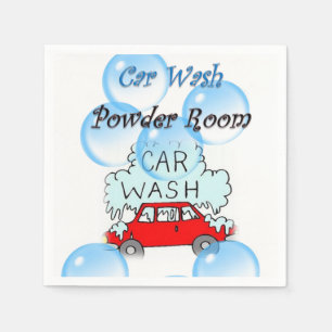 Car Wash Poder Room Paper Servet