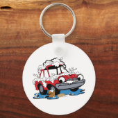 Car Wash Sleutelhanger (Voorkant)