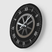 Car Wheel Auto Themed Design Grote Klok (Hoek)