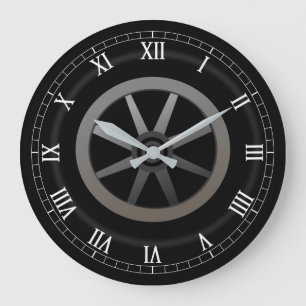 Car Wheel Auto Themed Design Grote Klok