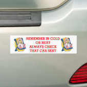 CAR-ZITTING BUMPERSTICKER (Op auto)