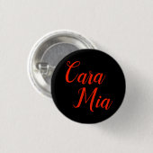 Cara Mia "My Darling" - Addams Family Button (Voorkant /achterkant)
