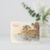 Carabelle,  groeten van Florida Briefkaart (Staand voorkant)