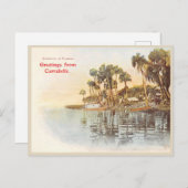 Carabelle,  groeten van Florida Briefkaart (Voorkant / Achterkant)