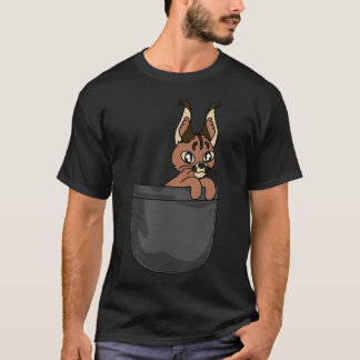 Caracal in zak grappig dier t-shirt