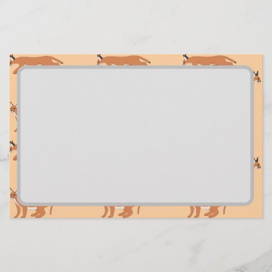 Caracals  briefpapier (Voorkant)