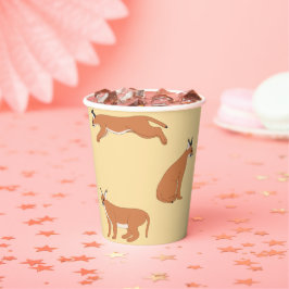 Caracals papieren bekers