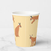 Caracals papieren bekers (Rechts)