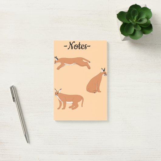 Caracals post-it® notes (Kantoor)