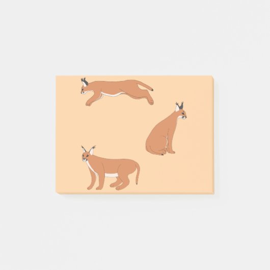 Caracals  post-it® notes (Voorkant)