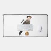 Caracara en berceau dessin animé (Clavier et souris)
