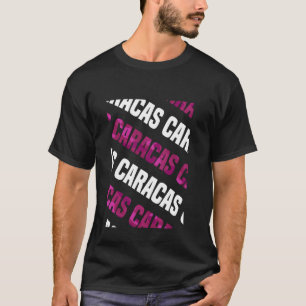 Caracas Camo Patroon Roze Camouflage T-shirt
