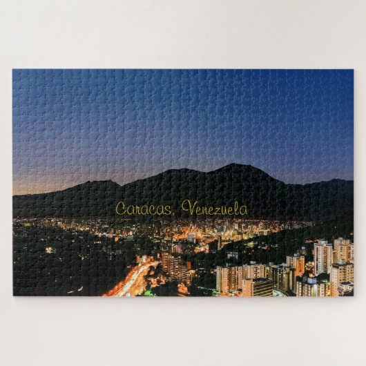 Caracas de noche legpuzzel (Horizontaal)