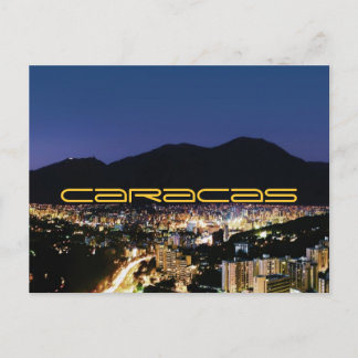 Caracas 's nachts briefkaart