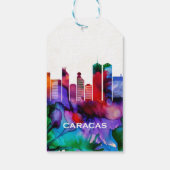 Caracas Skyline Cadeaulabel (Achterkant)