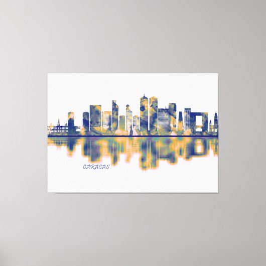 Caracas Skyline Canvas Afdruk (Voorkant)