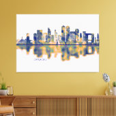 Caracas Skyline Canvas Afdruk (Insitu (Woonkamer))