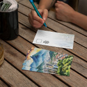 Caracas Venezuela Carte postale Aquarelle